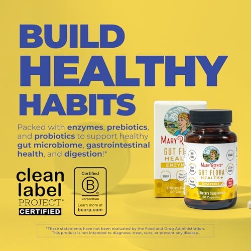 MARYRUTH'S Gut Flora Health+ Enzimas | Enzimas Digestivas Prebióticas y Probióticas para un Intestino Saludable | 60 Cápsulas | Hasta 2 Meses de - imagen 2