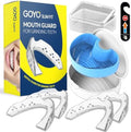 GOYO Pack de 4 Protectores Bucales Slim FIT para Apretar los Dientes de Noche con Termómetro y Estuche Dental | Férulas Personalizadas para Bruxismo - imagen 1