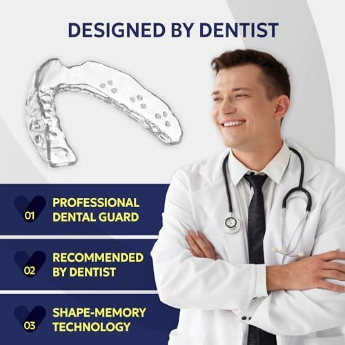 GOYO Pack de 4 Protectores Bucales Slim FIT para Apretar los Dientes de Noche con Termómetro y Estuche Dental | Férulas Personalizadas para Bruxismo - imagen 6