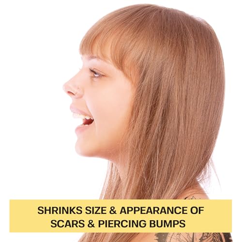 BASE LABORATORIES Dúo Reductor de Bultos por Piercing | Tratamiento para Bultos (.5oz) + Gel para Remoción de Keloides (2oz) | Eliminación de - imagen 2