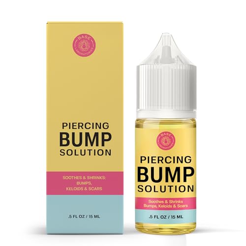 BASE LABORATORIES Dúo Reductor de Bultos por Piercing | Tratamiento para Bultos (.5oz) + Gel para Remoción de Keloides (2oz) | Eliminación de - imagen 6