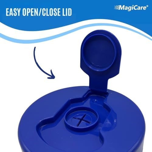 Toallitas de Alcohol MagiCare 75% Grandes (2, 100ct) - Toallitas Desinfectantes Sin Aroma para Manos, Limpieza y Sanitización - Hogar, Oficina, Aula, - imagen 7