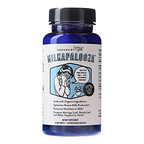 Suplemento de Lactancia Legendairy Milk Milkapalooza para Mamás, Aumenta la Producción de Leche Materna con Moringa Orgánica, Hinojo, Ortiga y - imagen 3
