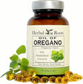 Aceite de Orégano Herbal Roots - Aceite de Orégano Mediterráneo - 90 Cápsulas Blandas Fáciles de Tragar - Extra Fuerte 150mg - imagen 1