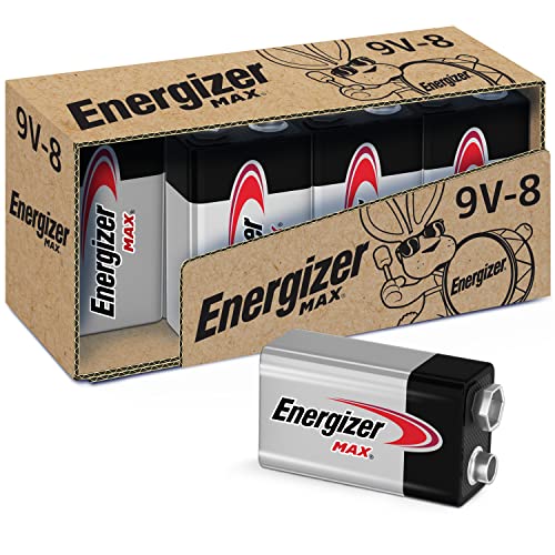 Baterías Energizer MAX de 9V (Paquete de 8), Baterías Alcalinas de 9 Voltios - imagen 2