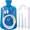 Kit de Enema Smokitcen – Bolsa de Enema de 2L – Manguera de Silicón de 5.0 pies – 5 Puntas Reutilizables de Diferentes Tamaños – Flujo de Agua - imagen 1