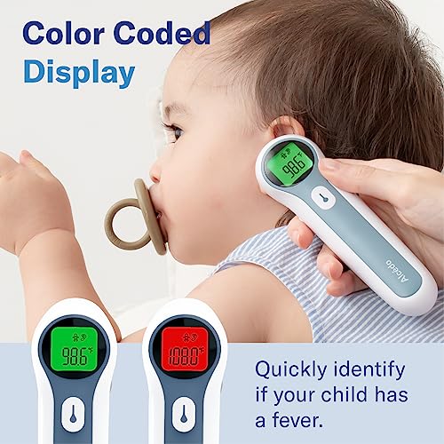 Termómetro Digital Infrarrojo Alcedo para Frente y Oído | Adultos, Niños y Bebés | Sin Contacto, Lectura Instantánea, Grado Médico | Incluye Bolsa y - imagen 3