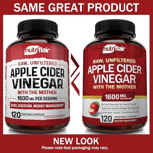 Cápsulas de Vinagre de Sidra de Manzana con La Madre - 120 Pastillas Veganas - Suplemento Ideal para Pérdida de Peso, Dieta, Keto, Digestión y Detox - imagen 3