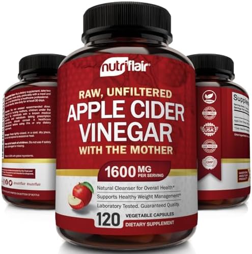 Cápsulas de Vinagre de Sidra de Manzana con La Madre - 120 Pastillas Veganas - Suplemento Ideal para Pérdida de Peso, Dieta, Keto, Digestión y Detox - imagen 4