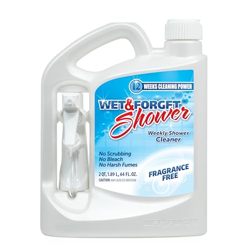 Limpiador de Ducha Wet & Forget, Spray Semanal sin Fragancia, Sin Necesidad de Fregar, Libre de Blanqueador, Multi-Superficie, 64 fl oz - imagen 2