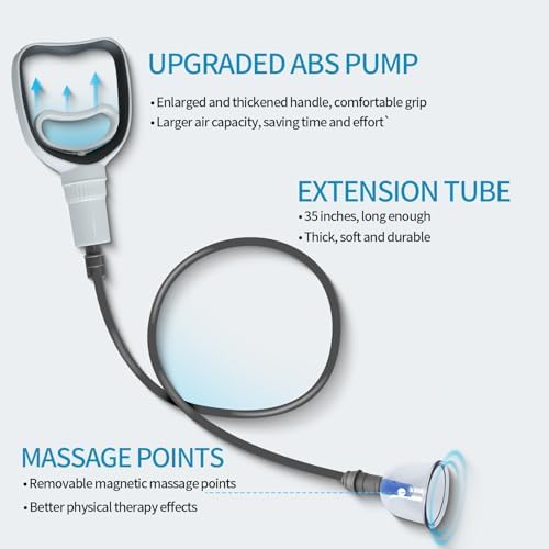 Set de Ventosas Cupluw, Kit de 24 Copas para Terapia de Masaje, Terapia China con Imán, Set Profesional de Ventosas para Reducir Celulitis y Aliviar - imagen 6