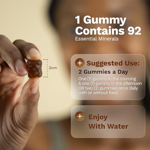 Vitaminas Black Girl - Gomas de Musgo Marino Irlandés - Musgo Marino + Algas Marinas y Bardana - 92 Minerales para Tiroides, Metabolismo e Inmunidad - imagen 2