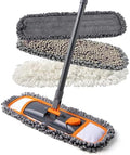 Mopa CLEANHOME para limpieza de pisos con 3 almohadillas lavables y mango extensible de 55”, mopa multifuncional para pisos de madera, mármol y - imagen 1