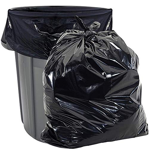 Bolsas de Basura de Alta Resistencia Aluf Plastics de 55 Galones - Paquete de 50 - Plástico Industrial 1.5 MIL 35 x 55 para Botes de 50-55 Gal - - imagen 2