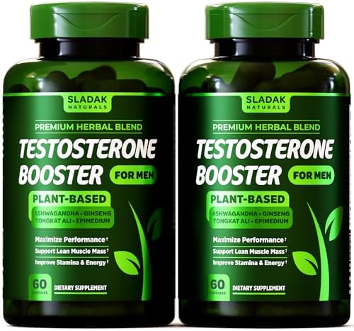 Suplemento Aumentador de Testosterona para Hombres - Mejora Masculina Test Boost - Ashwagandha, L-Arginina, Tongkat Ali, Tribulus y Más - 2 Meses de - imagen 1