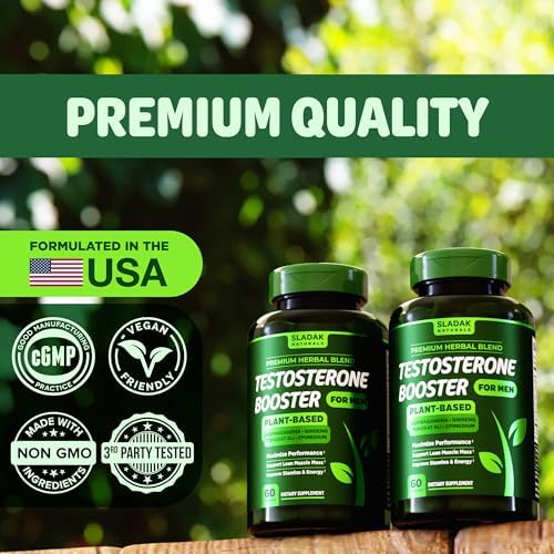 Suplemento Aumentador de Testosterona para Hombres - Mejora Masculina Test Boost - Ashwagandha, L-Arginina, Tongkat Ali, Tribulus y Más - 2 Meses de - imagen 4