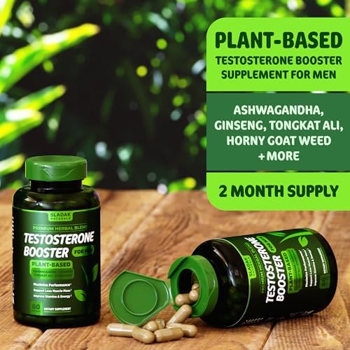 Suplemento Aumentador de Testosterona para Hombres - Mejora Masculina Test Boost - Ashwagandha, L-Arginina, Tongkat Ali, Tribulus y Más - 2 Meses de - imagen 7