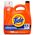 Detergente Líquido para Ropa Tide, Aroma Original, 126 Lavados, 158 fl oz, Limpieza Potenciada incluso en agua fría, detergente concentrado - imagen 1