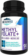 Folate Metílico Doble Fuerza y Más Bioactivo - Fórmula Única con Methylcobalamin (B12) de Grado Farmacéutico, Niacina, B1, B2 y B6 - Suministro para - imagen 1