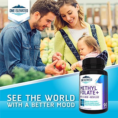 Folate Metílico Doble Fuerza y Más Bioactivo - Fórmula Única con Methylcobalamin (B12) de Grado Farmacéutico, Niacina, B1, B2 y B6 - Suministro para - imagen 6
