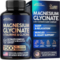 Glicinato de Magnesio - Soporte para Sueño y Relajación - Extra Fuerte 1500 mg - Suplemento de Magnesio para Hombres y Mujeres - 120 Cápsulas - imagen 1
