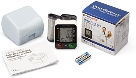 Monitor de Presión Arterial Automático PARAMED para Muñeca: Kit con Manguito, 2 Pilas AAA y Estuche - Detector de Latidos Irregulares, Memoria de 90 - imagen 4