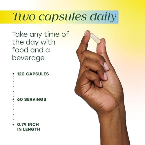 MegaFood Magnesio Glicinato 500mg - Suplemento de Magnesio Quelado - 120 Cápsulas - Suave para el Estómago - Apoya el Sueño y Respuesta al Estrés - imagen 5