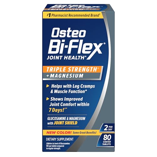 Suplemento de Glucosamina Osteo Bi-Flex Triple Fuerza con Magnesio, Mejora la Función Articular, Ayuda a Calambres en las Piernas y Función Muscular, - imagen 5