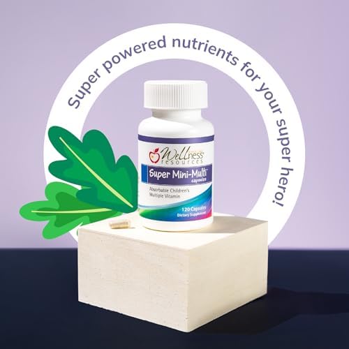 Super Mini-Multi - Multivitaminas para Niños en Cápsulas Tragables con Folato Metílico, B12 Metílico y Vitaminas B para Crecimiento y Salud Cerebral - imagen 7