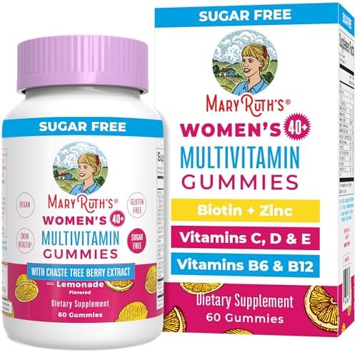 Multivitamínico para Mujeres 40+ MaryRuth's | Sin Azúcar | Vitaminas Veganas | Apoyo Inmunológico | Gummy para Cabello, Piel y Uñas | 60 Unidades - imagen 1