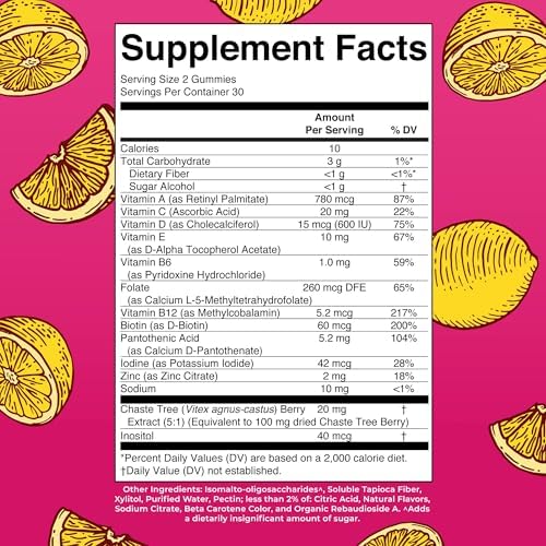 Multivitamínico para Mujeres 40+ MaryRuth's | Sin Azúcar | Vitaminas Veganas | Apoyo Inmunológico | Gummy para Cabello, Piel y Uñas | 60 Unidades - imagen 2