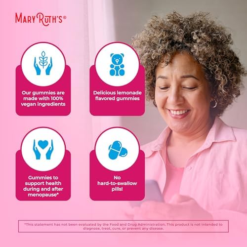 Multivitamínico para Mujeres 40+ MaryRuth's | Sin Azúcar | Vitaminas Veganas | Apoyo Inmunológico | Gummy para Cabello, Piel y Uñas | 60 Unidades - imagen 6