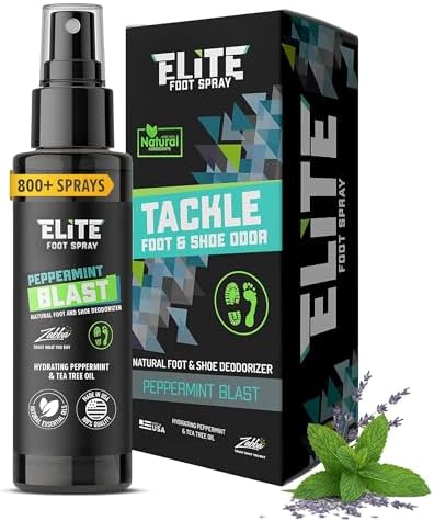 Desodorante para Zapatos Elite Sportz (800+ Aerosoles) - Spray para Pies y Eliminador de Olores - Frescura de Menta para Zapatos - Regalo Ideal para - imagen 1