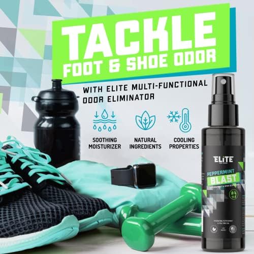 Desodorante para Zapatos Elite Sportz (800+ Aerosoles) - Spray para Pies y Eliminador de Olores - Frescura de Menta para Zapatos - Regalo Ideal para - imagen 2