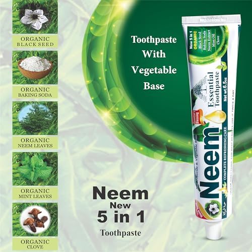 Pasta Dental NEEM ESSENTIAL Nueva Fórmula 5 en 1 Paquete de 6 unidades - imagen 3