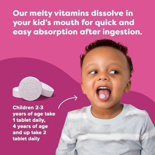 Suplemento de Magnesio para Niños Captain Calm de Renzo, con L-Theanine, Vitaminas Disolubles para Relajación y Ánimo, Tabletas Melty Sin Azúcar, - imagen 5