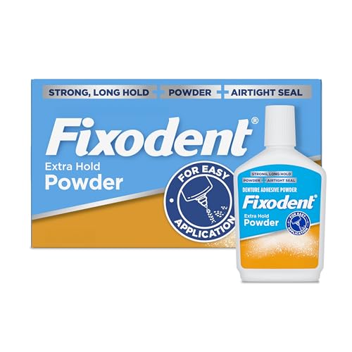 Polvo Adhesivo para Dentaduras Fixodent Extra Firme, Versión Original, 2.7 Oz, Paquete de 4 - imagen 2