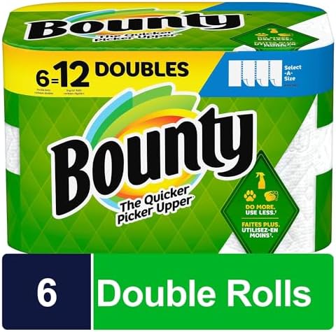 Toallas de Papel Bounty Select-A-Size 2 Capas, 110 Hojas/Rollo, Paquete de 2 (Modelo 1939879) - imagen 2