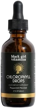 Gotas de Clorofila Líquida Black Girl Vitamins – Hoja de Morera + Clorofilina con Menta, Concentrado Líquido Vegano, Apoya la Digestión y Piel - imagen 1