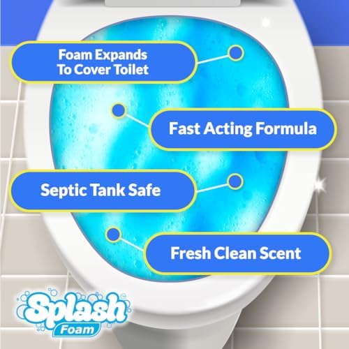 Limpiador de Inodoro Splash Foam - Polvo Limpiador Autactivado para la Limpieza de Tazas de Baño - imagen 3