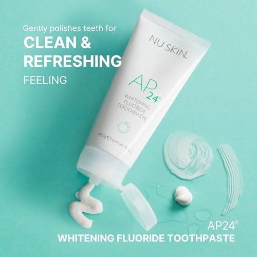 Pasta Dental Blanqueadora Nu Skin AP 24 con Flúor | Sabor Menta Vainilla | 4 oz | Elimina Manchas y Previene Caries - imagen 3
