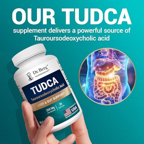 Suplemento TUDCA de Dr. Berg (Ácido Tauroursodeoxicólico) - Fórmula Potente para la Salud del Hígado, Flujo Biliar, Soporte de Vesícula Biliar y - imagen 6