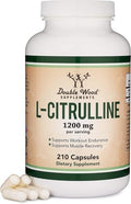 Cápsulas de L Citrulina - Pureza 99% Probada - 1,200mg por Porción (Aumentador de Óxido Nítrico) para Recuperación Muscular y Volumen, 210 Contenidos - imagen 1