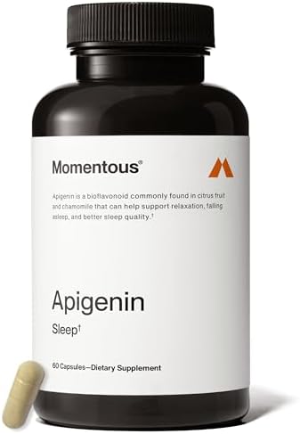 Suplemento de Apigenina Momentous - 50 mg por Cápsula - Certificado NSF para Deporte - 60 Cápsulas - imagen 1