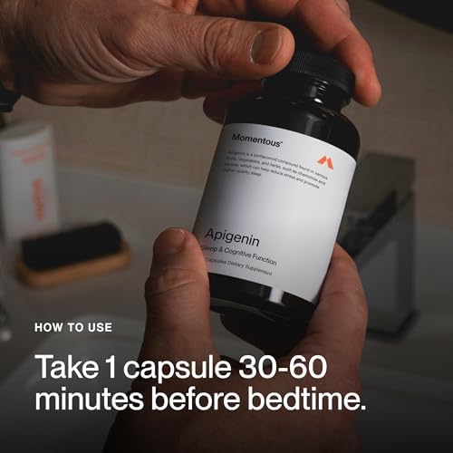 Suplemento de Apigenina Momentous - 50 mg por Cápsula - Certificado NSF para Deporte - 60 Cápsulas - imagen 5