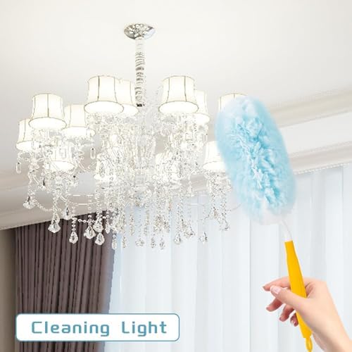 Recargas de 40 Piezas para Plumero Swiffer, Recargas de Microfibra Desechables de 360° para Muebles, Persianas, Ventiladores y Paredes (40 Recargas y - imagen 6