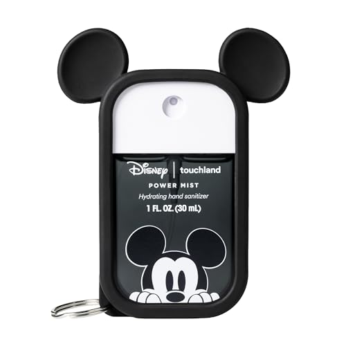 Set de Gel Antibacterial Disney & Touchland con Estuche de Mickey Mouse, Hidratante y Aromatizado, Tamaño de Viaje, Sin Colorantes - imagen 1