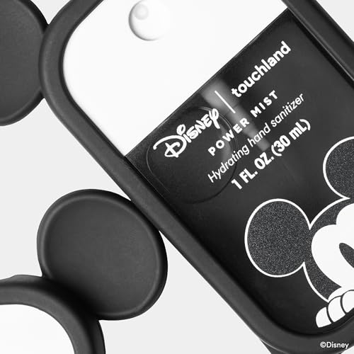 Set de Gel Antibacterial Disney & Touchland con Estuche de Mickey Mouse, Hidratante y Aromatizado, Tamaño de Viaje, Sin Colorantes - imagen 6