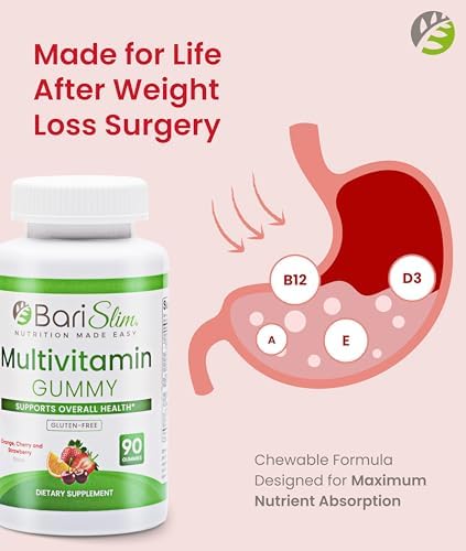 Gomitas Multivitamínicas BariSlim para Pacientes Postcirugía Bariátrica - Fáciles de Digerir y Sabores Frutales Deliciosos | 90 Chews - imagen 5