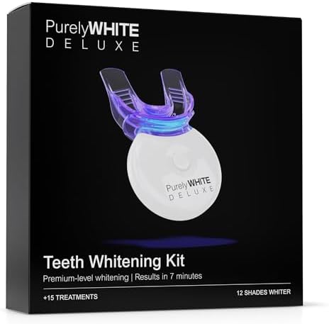 Kit de Blanqueamiento Dental PurelyWHITE DELUXE, Completo con LED, 15+ Tratamientos, (3) Jeringas de Gel Blanqueador de 3ml, Sonrisa Más Blanca en 7 - imagen 1